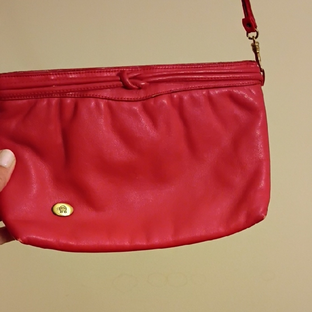 Etienne Aigner 80s Survivor Rare Color Clutch Shoulder Bag